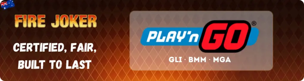 Play'n GO logo with Joker Series slots
